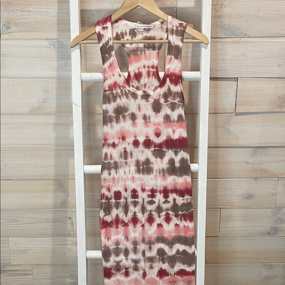 Young Fabulous & Broke tie dye midi dress NWT
